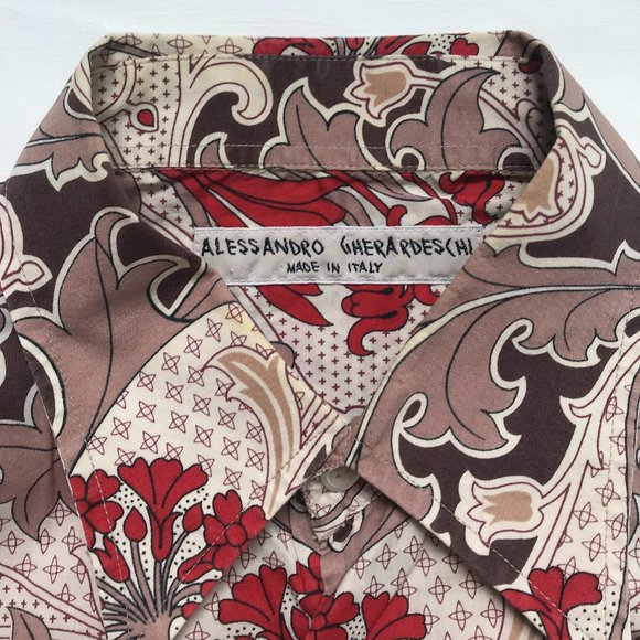 original pattern button up shirt - Picture 3 of 5